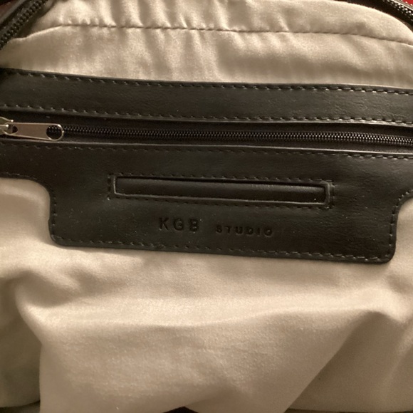 Black KGB Studio black leather purse - Picture 12 of 16